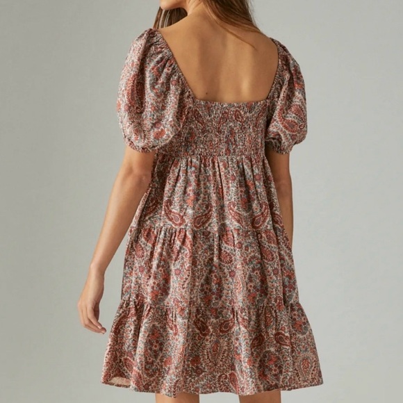 Lucky brand floral mini dress size XL - Picture 2 of 6